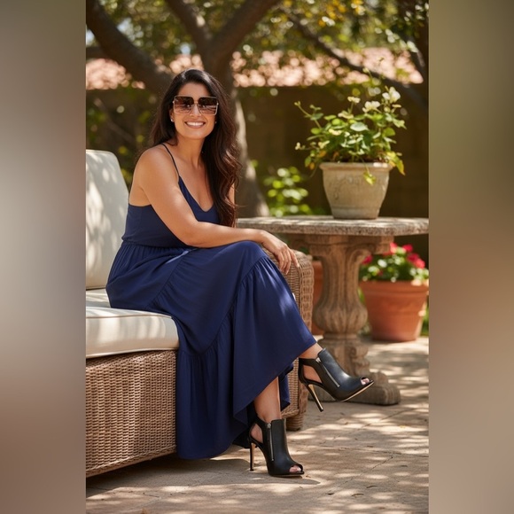 Michael Kors Clara Peep-Toe‎ Leather Pump Size 7 - Picture 14 of 16